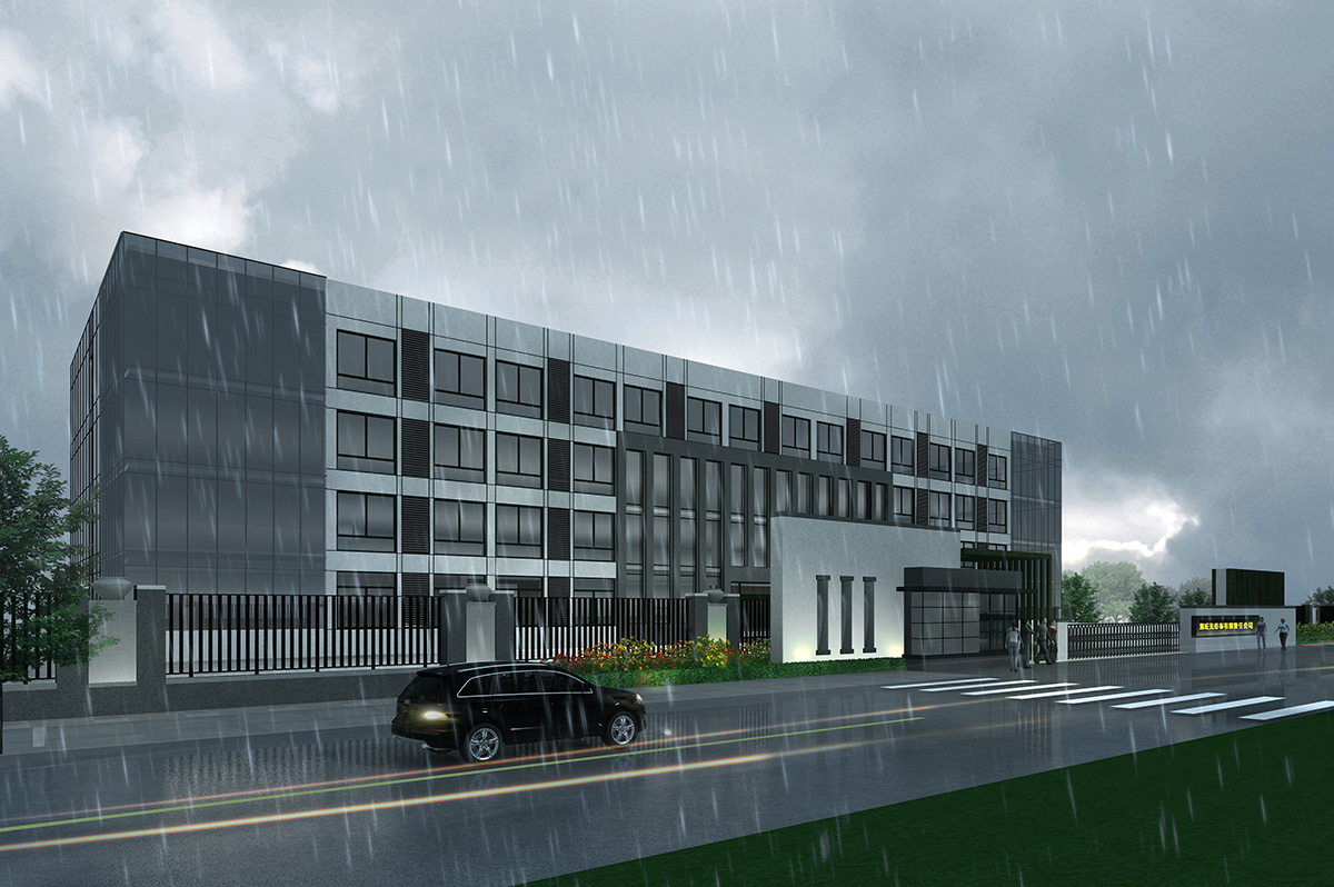 周口市旭旺無(wú)紡布辦公樓幕墻外裝飾工程